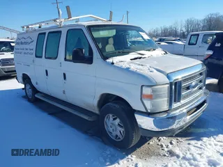 2012 Ford Econoline Cargo Recreational with VIN 1FTNE2EW9CDB05469, listed as a IAAI auction lot 41209022 with 162,890 mi miles. Bid and sale history available at carsss.com. Image 1.