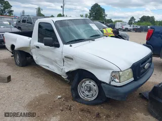 2007 Ford Ranger XL with VIN 1FTYR10D87PA10150, listed as a IAAI auction lot 41973291 with 210,894 mi miles. Bid and sale history available at carsss.com. Image 1.