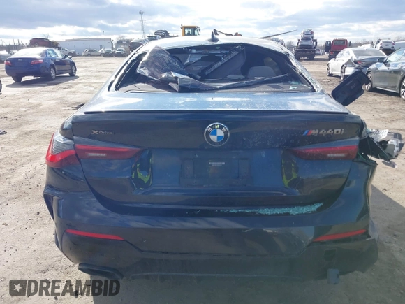2021 BMW 4 Series M440i xDrive with VIN WBA13AR01MCG19764, listed as a IAAI auction lot 41486485 with Not Provided miles and . Bid and sale history available at DreamBid. Image 15.