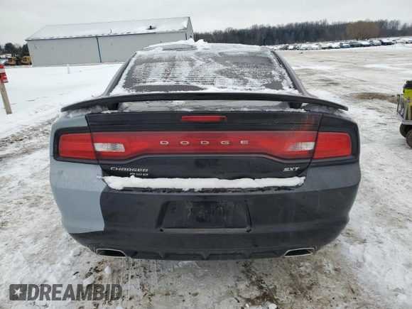 2014 Dodge Charger SXT Plus with VIN 2C3CDXJG3EH315856, listed as a Copart auction lot 87806375 with 177,276 mi miles and Salvage Title. Bid and sale history available at carsss.com. Image 6.