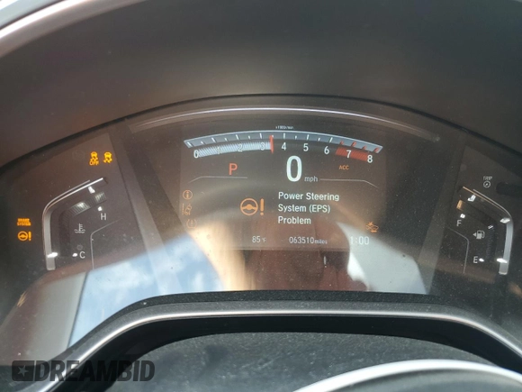 2017 Honda CR-V EX with VIN 7FARW1H58HE011809, listed as a Copart auction lot 48028085 with 63,510 mi miles and Salvage Title. Bid and sale history available at carsss.com. Image 9.