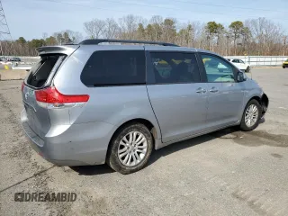 2012 Toyota Sienna XLE AAS with VIN 5TDYK3DCXCS235414, listed as a Copart auction lot 48776245 with 149,658 mi miles and Salvage Title. Bid and sale history available at carsss.com. Image 3.