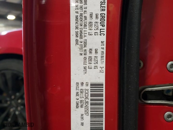 2012 Dodge Charger SRT8 with VIN 2C3CDXEJ9CH225257, listed as a Copart auction lot 53668694 with 151,318 mi miles and Salvage Title. Bid and sale history available at carsss.com. Image 13.