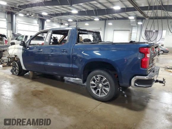 2021 Chevrolet Silverado 1500 LT with VIN 3GCUYDET5MG224130, listed as a Copart auction lot 54740144 with 0 mi miles and Non Repairable. Bid and sale history available at carsss.com. Image 2.