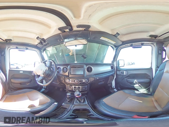 2020 Jeep Wrangler Unlimited Sport S z VIN 1C4HJXDG4LW209887, wystawiony jako Copart lot #59419785 z przebiegiem 89 138 mil mil oraz Szkoda całkowita • Salvage title. Historia ofert i sprzedaży dostępna na DreamBid. Obrazek 14.