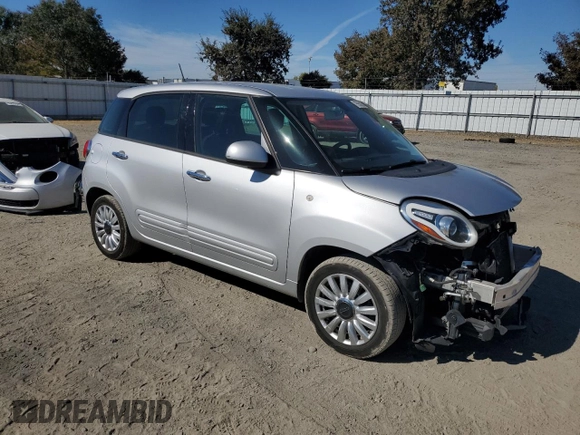 2014 FIAT 500L Easy with VIN ZFBCFABH6EZ024667, listed as a Copart auction lot 75938254 with 99,287 mi miles and Salvage Title. Bid and sale history available at carsss.com. Image 4.