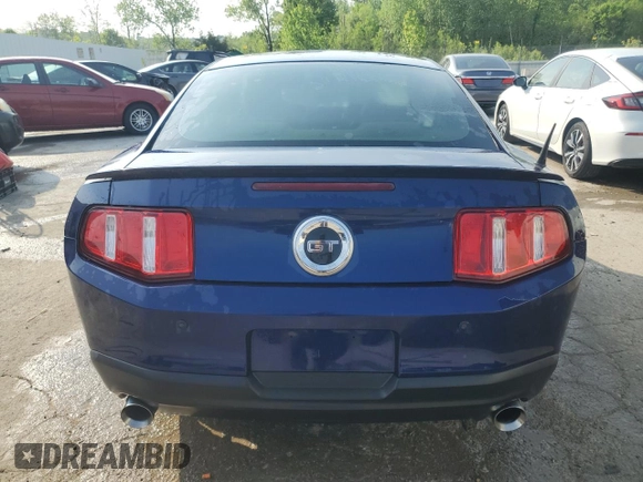 2010 Ford Mustang GT with VIN 1ZVBP8CH2A5134286, listed as a Copart auction lot 54556825 with 132,231 mi miles and Salvage Title. Bid and sale history available at DreamBid. Image 6.