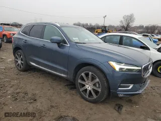 2021 Volvo XC60 Inscription with VIN YV4102RL1M1886615, listed as a Copart auction lot 46602505 with 35,260 mi miles and Salvage Title. Bid and sale history available at carsss.com. Image 4.