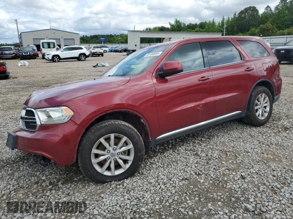 2014 Dodge Durango SXT with VIN 1C4RDHAG1EC970368, listed as a Copart auction lot 58180695 with 164,374 mi miles and Salvage title. Bid and sale history available at DreamBid. Image 1.
