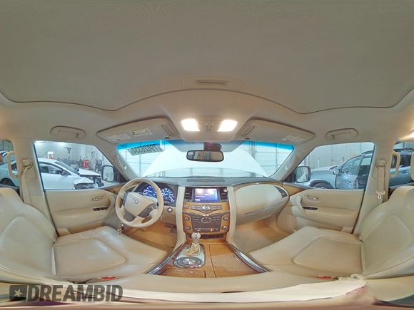 2013 Infiniti QX56 with VIN JN8AZ2NF8D9530371, listed as a Copart auction lot 79026334 with 117,131 mi miles and Salvage Title. Bid and sale history available at carsss.com. Image 16.