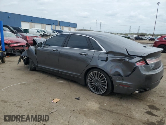 2015 Lincoln MKZ with VIN 3LN6L2J9XFR625584, listed as a Copart auction lot 54835625 with 169,062 mi miles and Clean title. Bid and sale history available at DreamBid. Image 2.