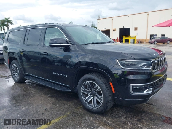 2023 Jeep Wagoneer Series II with VIN 1C4SJRBP4PS562826, listed as a IAAI auction lot 42600245 with 62,557 mi miles and . Bid and sale history available at DreamBid. Image 1.