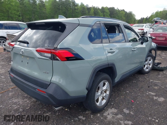 2019 Toyota RAV4 XLE with VIN JTMW1RFV7KD035614, listed as a IAAI auction lot 41970954 with 60,377 mi miles and . Bid and sale history available at DreamBid. Image 4.