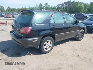2000 Lexus RX 300 with VIN JT6HF10U9Y0102166, listed as a IAAI auction lot 42145663 with 137,514 mi miles. Bid and sale history available at carsss.com. Image 4.