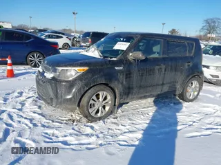 2015 Kia Soul + with VIN KNDJP3A57F7187233, listed as a IAAI auction lot 41576363 with 96,017 mi miles. Bid and sale history available at carsss.com. Image 2.