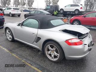 2008 Porsche Boxster with VIN WP0CA29808U710535, listed as a IAAI auction lot 41794429 with 63,031 mi miles. Bid and sale history available at carsss.com. Image 3.