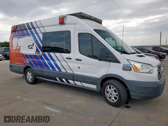 2016 Ford Transit with VIN 1FDYR3XG0GKB33168, listed as a Copart auction lot 63456135 with 368,683 mi miles and Clean title. Bid and sale history available at DreamBid. Image 4.