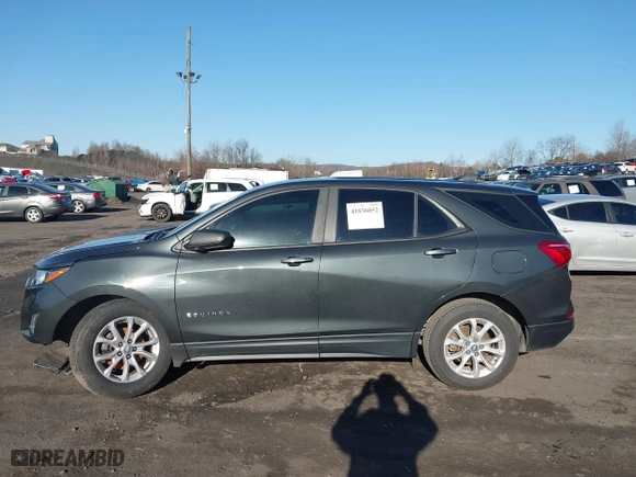 2020 Chevrolet Equinox LS with VIN 3GNAXSEV4LS504720, listed as a IAAI auction lot 41836052 with 110,627 mi miles. Bid and sale history available at carsss.com. Image 14.