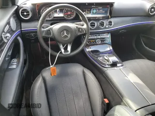 2017 Mercedes-Benz E-Class E 300 Luxury with VIN WDDZF4JB5HA036310, listed as a Copart auction lot 45744255 with 17,600 mi miles and Salvage Title. Bid and sale history available at carsss.com. Image 8.