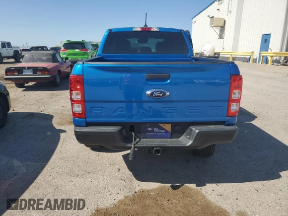 2022 Ford Ranger XL with VIN 1FTER4EH1NLD03330, listed as a Copart auction lot 52520315 with 26,574 mi miles and Salvage title. Bid and sale history available at DreamBid. Image 6.