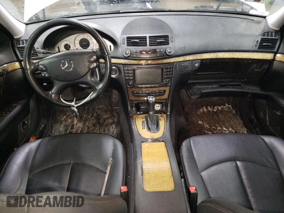 2007 Mercedes-Benz E-Class 3.5L with VIN WDBUF87X87X218737, listed as a Copart auction lot 47632535 with 123,742 mi miles and Salvage Title. Bid and sale history available at carsss.com. Image 8.