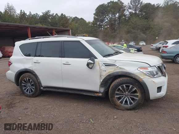 2020 Nissan Armada SL with VIN JN8AY2ND8L9111534, listed as a IAAI auction lot 40705668 with 85,140 mi miles. Bid and sale history available at carsss.com. Image 13.