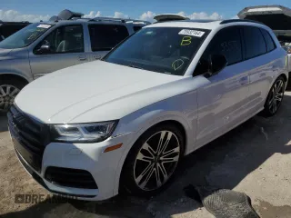 2019 Audi SQ5 Premium Plus with VIN WA1B4AFY5K2024697, listed as a Copart auction lot 75932164 with 33,576 mi miles and Non Repairable. Bid and sale history available at DreamBid. Image 1.