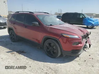 2017 Jeep Cherokee Sport with VIN 1C4PJLAB6HW669413, listed as a Copart auction lot 49135175 with 92,534 mi miles and Salvage Title. Bid and sale history available at carsss.com. Image 4.