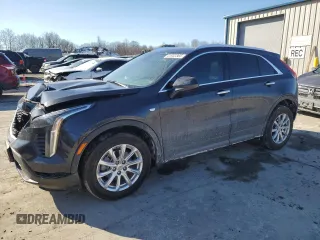 2023 Cadillac XT4 FWD Luxury with VIN 1GYAZAR47PF174705, listed as a Copart auction lot 41932365 with 34,227 mi miles and Salvage Title. Bid and sale history available at carsss.com. Image 1.