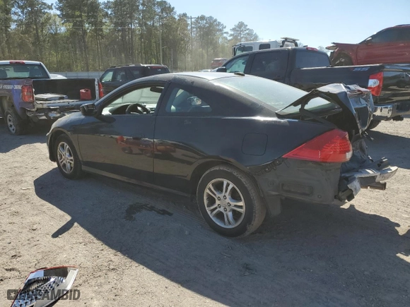 2007 Honda Accord Cpe EX-L with VIN 1HGCM72607A005765, listed as a Copart auction lot 50059965 with 273,972 mi miles and Salvage Title. Bid and sale history available at carsss.com. Image 2.