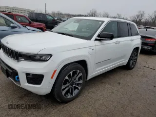 2022 Jeep Grand Cherokee Overland with VIN 1C4RJYD68N8759747, listed as a Copart auction lot 81474773 with 12,506 mi miles and Salvage title. Bid and sale history available at DreamBid. Image 1.