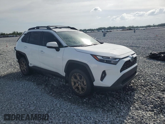 2023 Toyota RAV4 Hybrid XLE with VIN 2T3UWRFVXPW155250, listed as a Copart auction lot 52147215 with 27,176 mi miles and Non repairable. Bid and sale history available at DreamBid. Image 4.