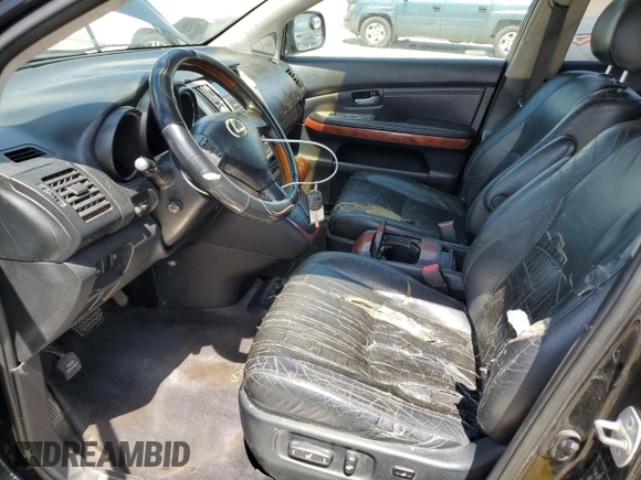 2005 Lexus RX 330 with VIN JTJGA31U550053411, listed as a Copart auction lot 53860305 with 302,850 mi miles and Salvage Title. Bid and sale history available at carsss.com. Image 7.