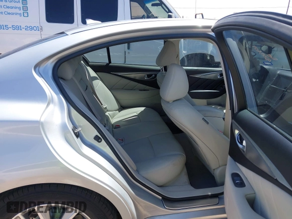 2017 Infiniti Q50 Signature Edition with VIN JN1EV7AP0HM734589, listed as a IAAI auction lot 42094090 with 40,264 mi miles and . Bid and sale history available at DreamBid. Image 8.