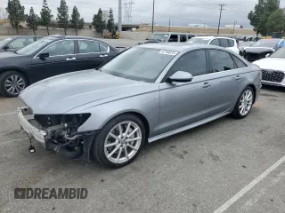 2017 Audi A6 Premium Plus with VIN WAUG8AFCXHN097380, listed as a Copart auction lot 52740875 with 44,613 mi miles and Salvage Title. Bid and sale history available at carsss.com. Image 1.