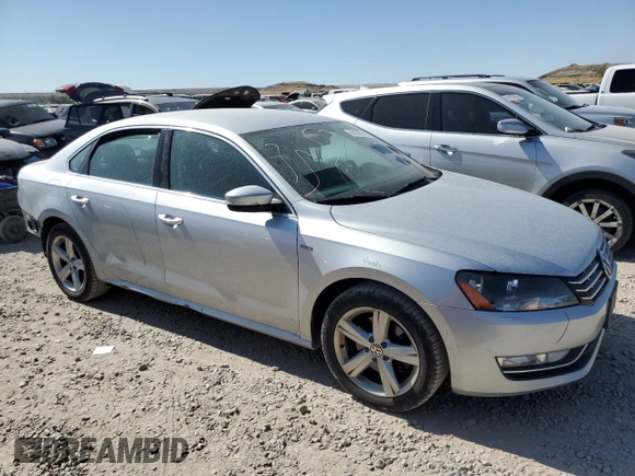 2015 Volkswagen Passat Wolfsburg Edition with VIN 1VWAS7A36FC110135, listed as a Copart auction lot 61097945 with 111,284 mi miles and Salvage title. Bid and sale history available at DreamBid. Image 4.