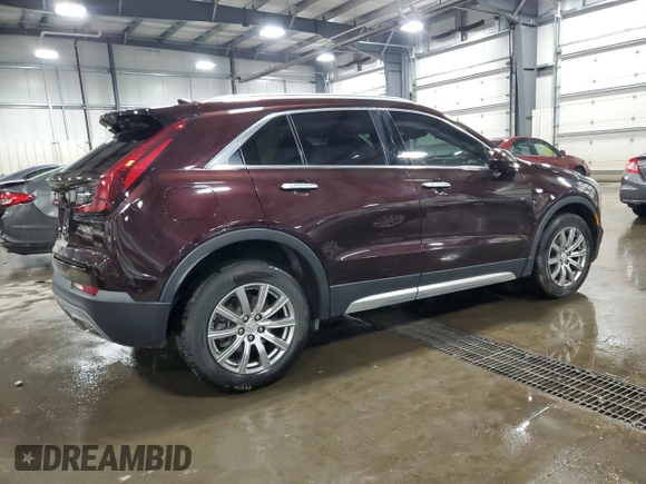 2020 Cadillac XT4 AWD Premium Luxury with VIN 1GYFZDR41LF025434, listed as a Copart auction lot 59504385 with 69,871 mi miles and Salvage title. Bid and sale history available at DreamBid. Image 3.
