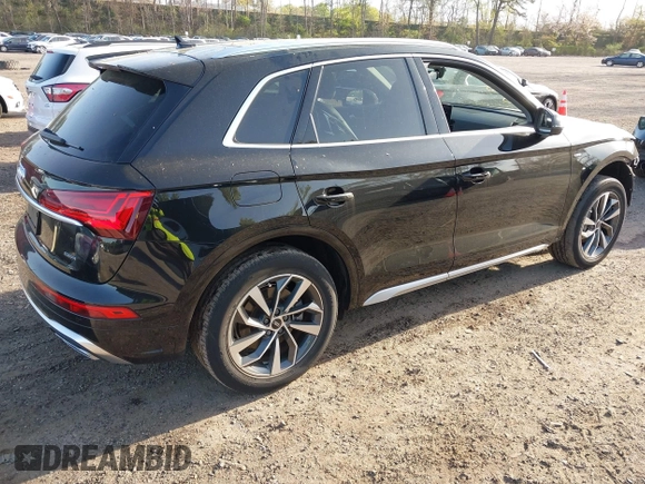 2022 Audi Q5 S line Premium with VIN WA1GAAFY9N2021322, listed as a IAAI auction lot 42119054 with 31,863 mi miles and . Bid and sale history available at DreamBid. Image 4.