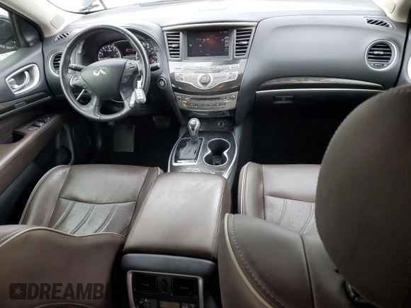 2019 Infiniti QX60 Luxe with VIN 5N1DL0MN7KC561596, listed as a Copart auction lot 53756085 with 77,041 mi miles and Salvage title. Bid and sale history available at DreamBid. Image 8.