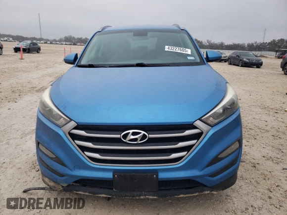 2018 Hyundai Tucson SEL Plus with VIN KM8J33A45JU600159, listed as a Copart auction lot 43227605 with 92,850 mi miles and Salvage Title. Bid and sale history available at carsss.com. Image 5.