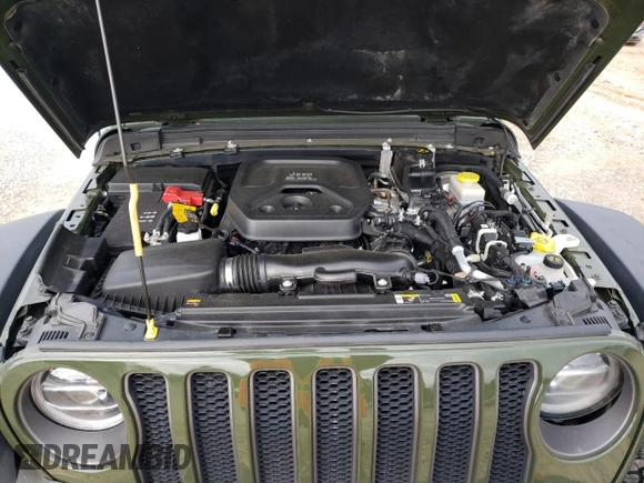 2022 Jeep Wrangler Unlimited Rubicon with VIN 1C4HJXFN1NW176037, listed as a Copart auction lot 44835045 with 36,043 mi miles and Salvage title. Bid and sale history available at DreamBid. Image 13.