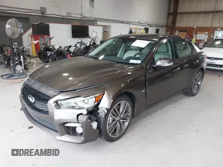 2014 Infiniti Q50 Sport with VIN JN1BV7AR5EM694526, listed as a IAAI auction lot 42782010 with 145,152 mi miles and . Bid and sale history available at DreamBid. Image 22.