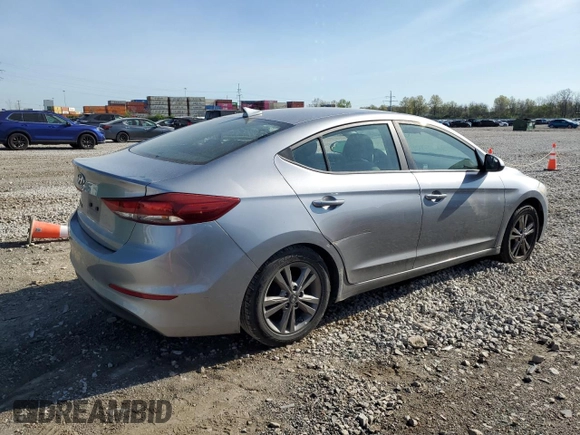 2017 Hyundai Elantra SE with VIN 5NPD84LF3HH027189, listed as a Copart auction lot 53327965 with 121,434 mi miles and Salvage title. Bid and sale history available at DreamBid. Image 3.