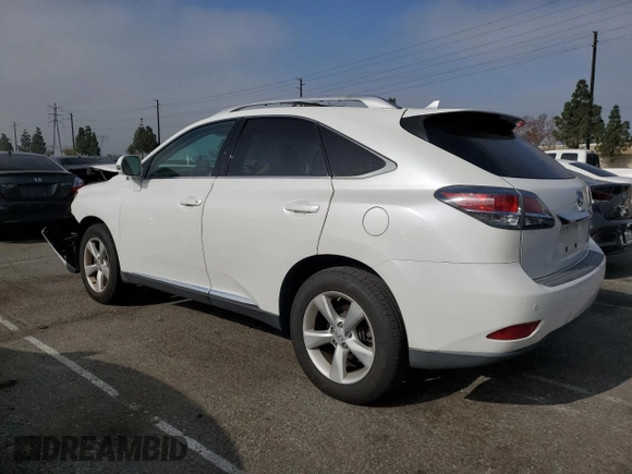 2013 Lexus RX 350 with VIN JTJZK1BA9D2416925, listed as a Copart auction lot 54092395 with 177,978 mi miles and Salvage Title. Bid and sale history available at DreamBid. Image 2.