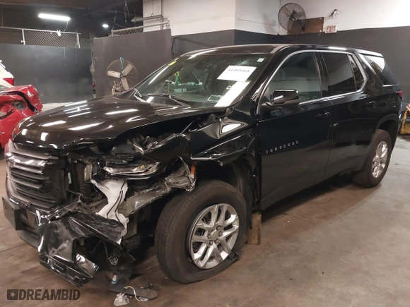 2023 Chevrolet Traverse LS with VIN 1GNERFKW7PJ280480, listed as a IAAI auction lot 41468468 with 16,308 mi miles. Bid and sale history available at carsss.com. Image 6.