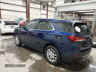 2022 Chevrolet Equinox LT with VIN 3GNAXUEV0NL223572, listed as a IAAI auction lot 42002502 with 20,170 mi miles and . Bid and sale history available at DreamBid. Image 3.