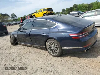 2021 Genesis G80 2.5T z VIN KMTGB4SC2MU082711, wystawiony jako Copart lot #52670845 z przebiegiem 60 471 mil mil oraz Szkody całkowita. Historia ofert i sprzedaży dostępna na DreamBid. Obrazek 2.