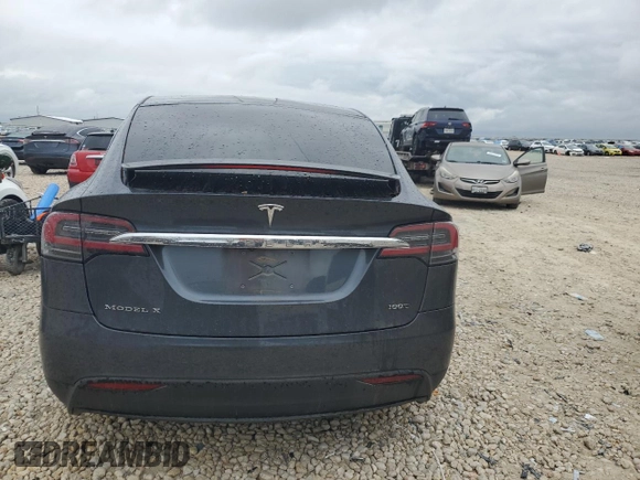 2017 Tesla Model X 90D with VIN 5YJXCBE26HF079246, listed as a Copart auction lot 50141605 with 68,905 mi miles and Salvage Title. Bid and sale history available at DreamBid. Image 6.
