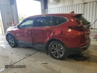 2022 Honda CR-V EX-L with VIN 7FARW2H87NE033070, listed as a Copart auction lot 56532675 with 40,411 mi miles and Salvage title. Bid and sale history available at DreamBid. Image 2.