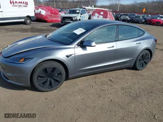 2024 Tesla Model 3 Long Range with VIN 5YJ3E1EB6RF859560, listed as a IAAI auction lot 41785553 with 3,847 mi miles. Bid and sale history available at carsss.com. Image 20.